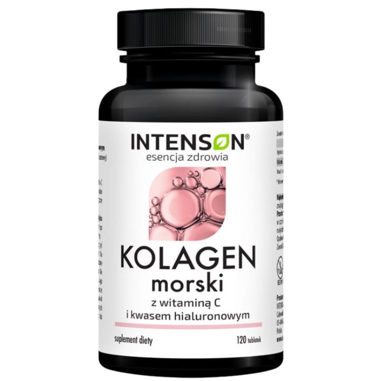 Kolagen morski + Kwas hialuronowy + Witamina C 120 tabl.