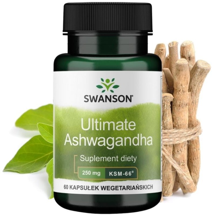 Ashwagandha KSM-66 250mg 60 kaps.