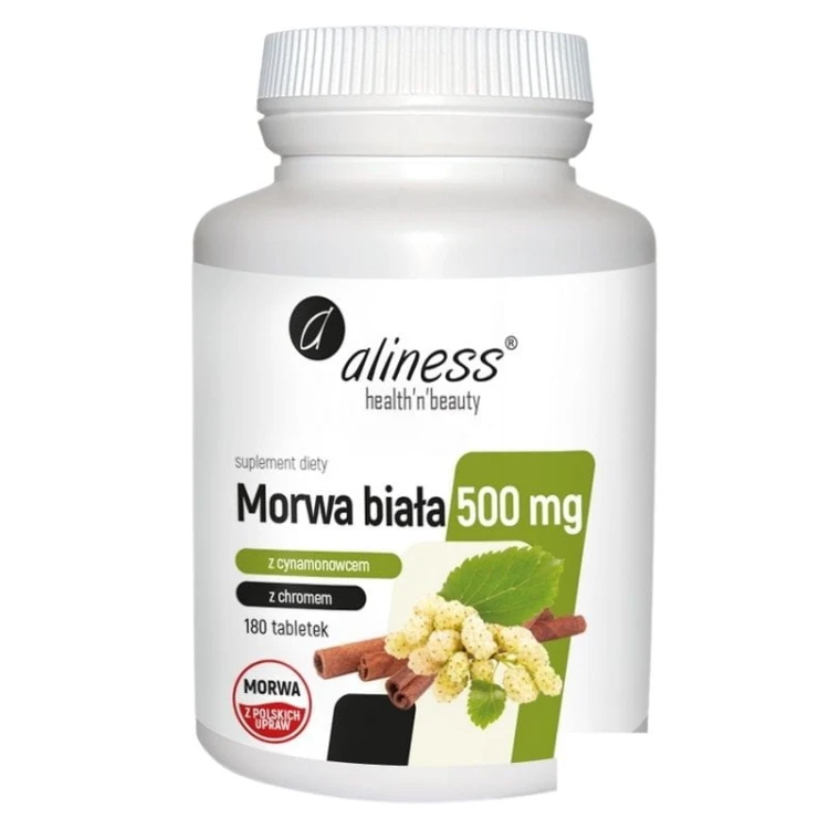 Morwa Biała 500mg 180 tabl.