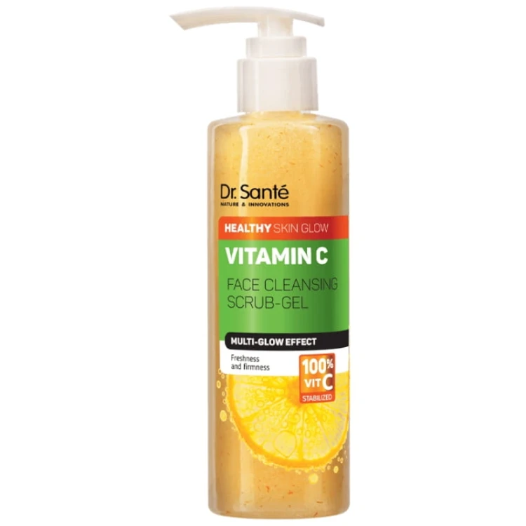 Dr Sante peeling-żel do mycia twarzy Witamina C 200ml