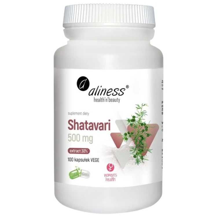 Shatavari 30% 500mg 100 kaps.