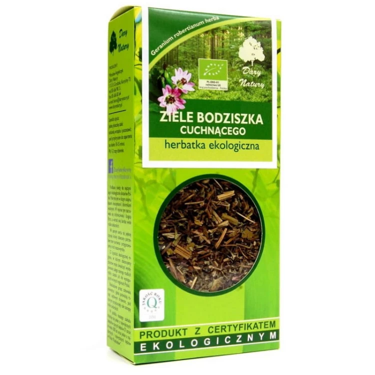 Bodziszek cuchnący ziele (Geranium robertianum herba) EKO 25g