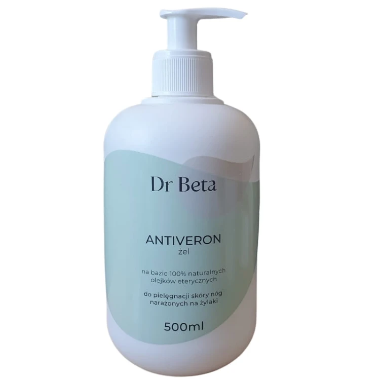 Dr Beta Antiveron Żel do pielęgnacji skóry nóg narażonych na żylaki 500ml