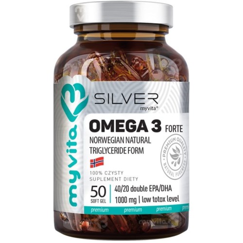 Silver Pure 100% Omega 3 Forte 50 kaps.