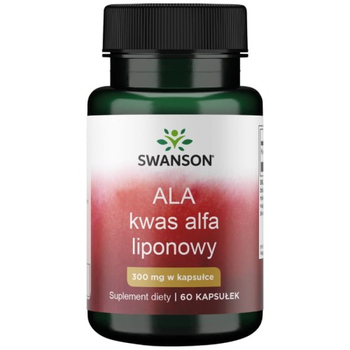 ALA Kwas Alfa Liponowy 300mg 60 kaps.