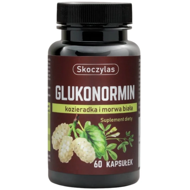 Skoczylas Glukonormin (Kozieradka i morwa biała) 60 kaps.