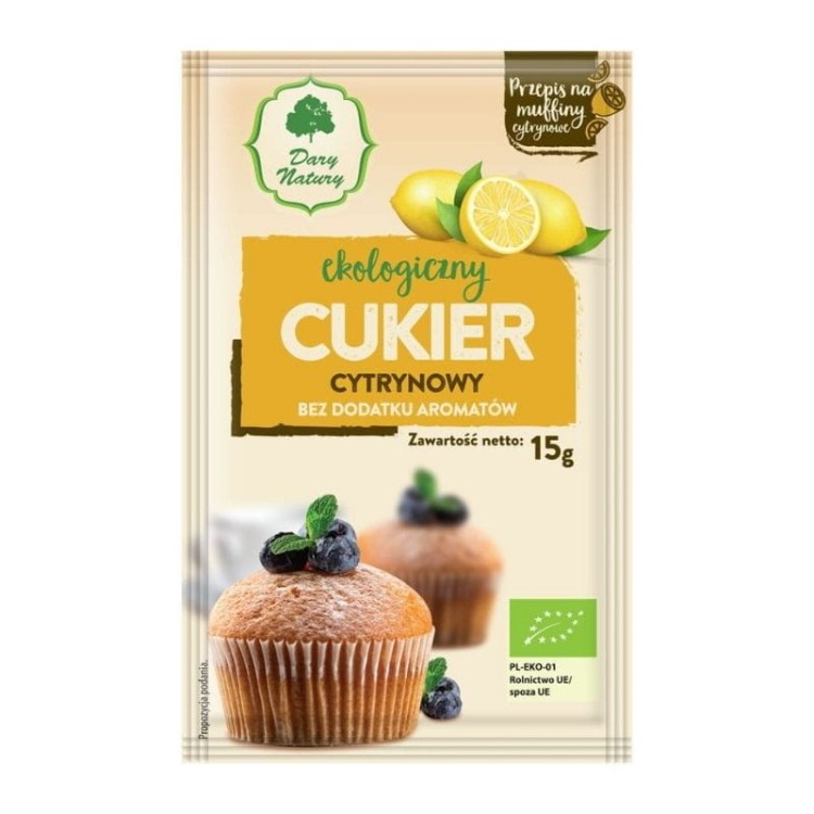 Cukier Cytrynowy EKO 15g