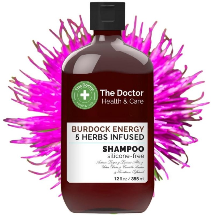 The Doctor Szampon do włosów Ekstrakt 5 ziół i energia Łopianu 355ml