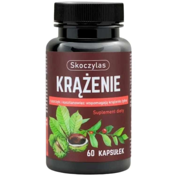 Skoczylas Krążenie, ruszczyk, diosmina, kasztanowiec 60 kaps.