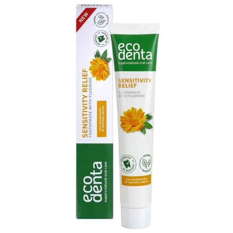 Ecodenta Basic Pasta do zębów wrażliwych z nagietkiem, rumiankiem i awokado 75ml