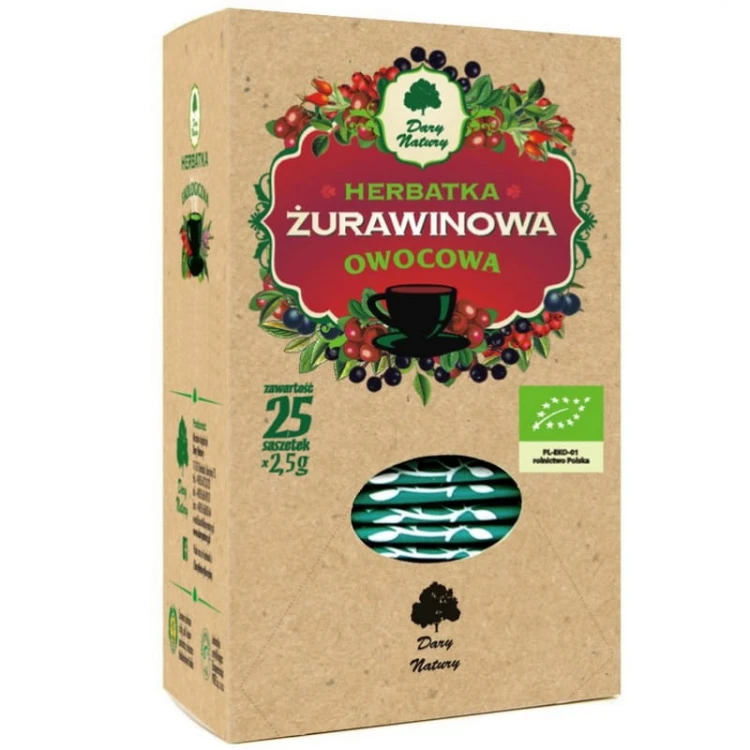 Herbatka Żurawinowa EKO 25x2,5g