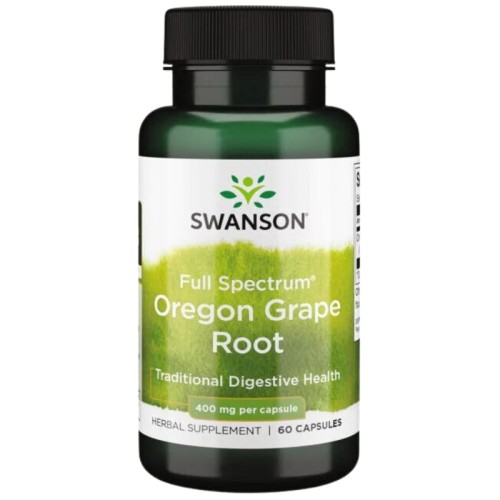 Full Spectrum Oregon Grape Root (Korzeń mahonii pospolitej) 400mg 60 kaps.