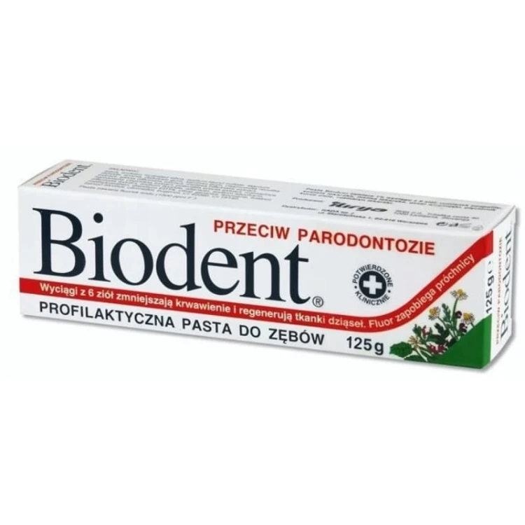 Biodent Pasta do zębów przeciw paradontozie 125g