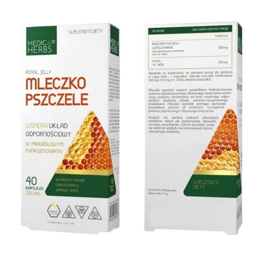 Mleczko pszczele 300mg 40 kaps.
