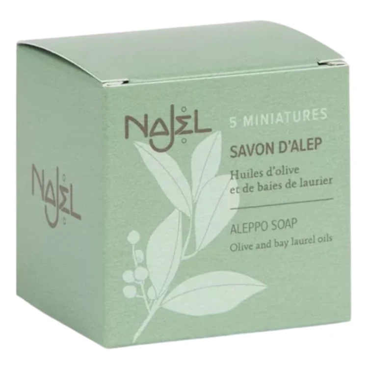 Mini mydełka Aleppo Najel 5x20g