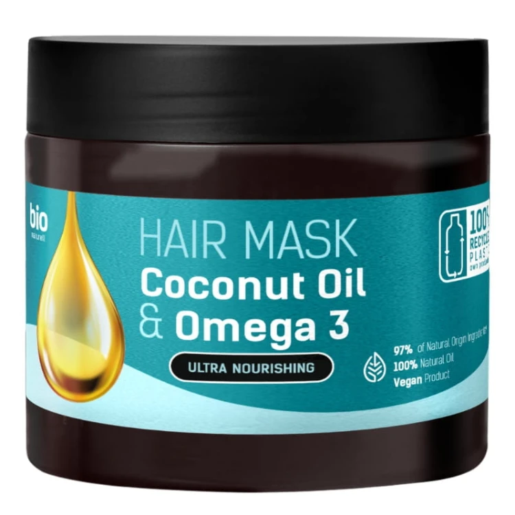 Bio Naturell Maska do włosów Olejek Kokosowy i Omega 3 Ultra Odżywienie 295ml