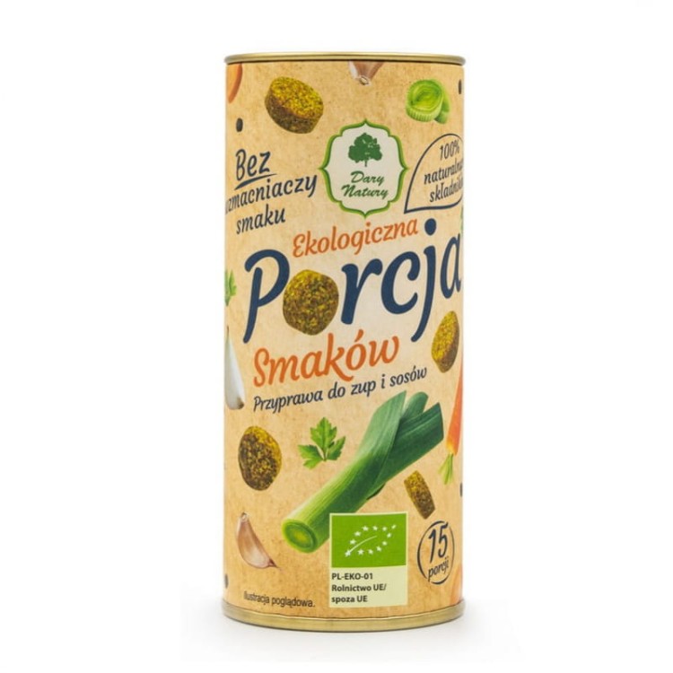 Porcja smaków BIO 15 porcji 120g