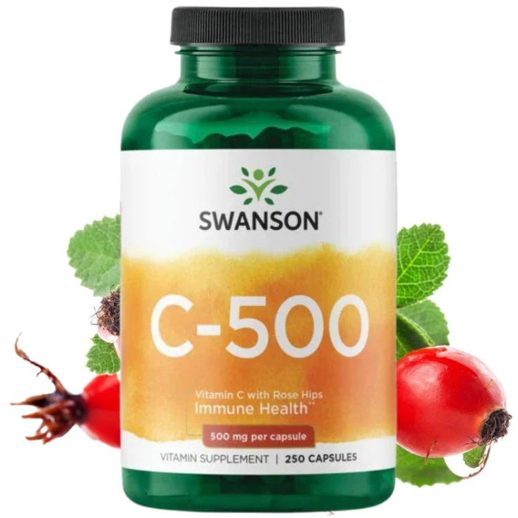 Witamina C500 + Dzika Róża 250 kaps.