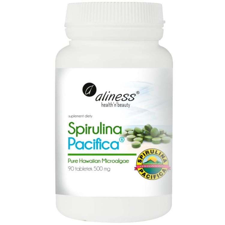 aliness-spirulina-hawajska-pacifica-500mg-90-tabletek