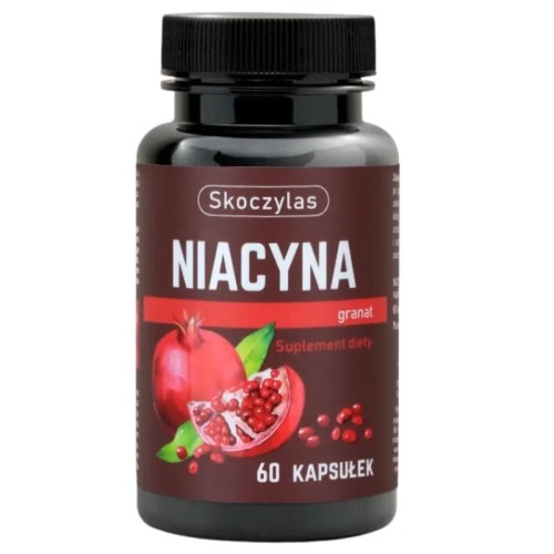 Skoczylas Niacyna z granatem 60 kaps.