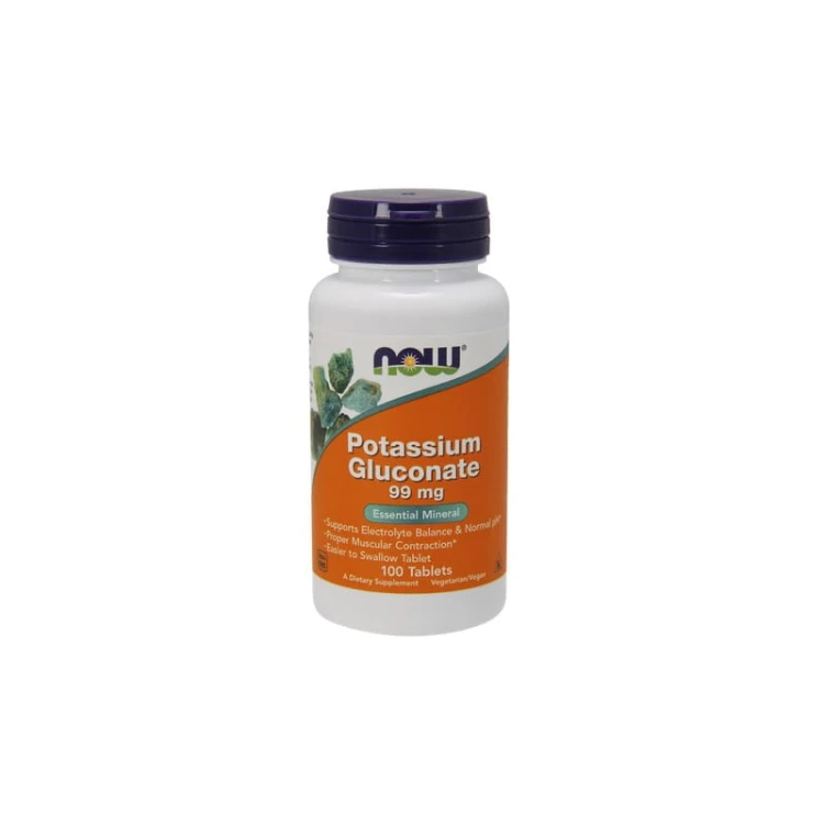 Potassium Gluconate (Glukonian potasu) 99mg 100 tabl.