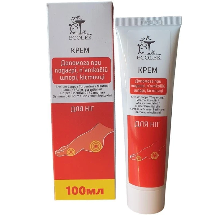 Ekolek Krem do stóp przeciw ostrogom i haluksom 100ml