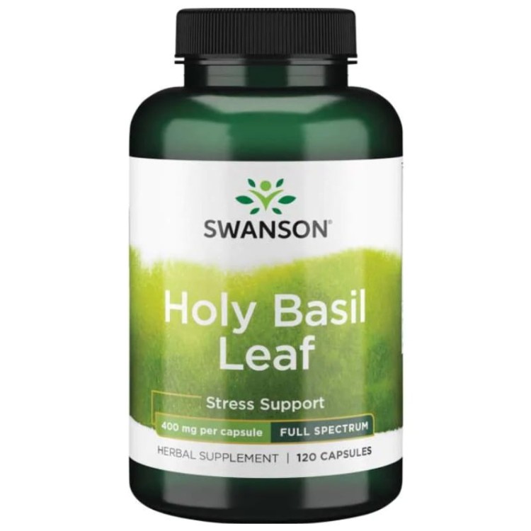 Full Spectrum Holy Basil (Święta bazylia) 400mg 120 kaps.