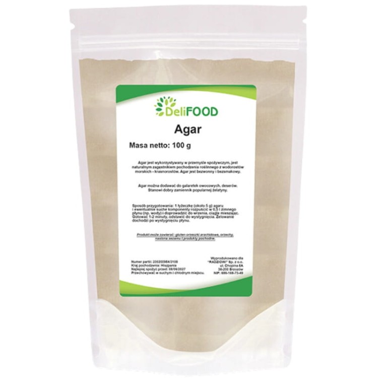 Agar (DeliFood) 100g