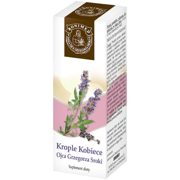 Bonimed Krople Kobiece Ojca Grzegorza Sroki 100ml