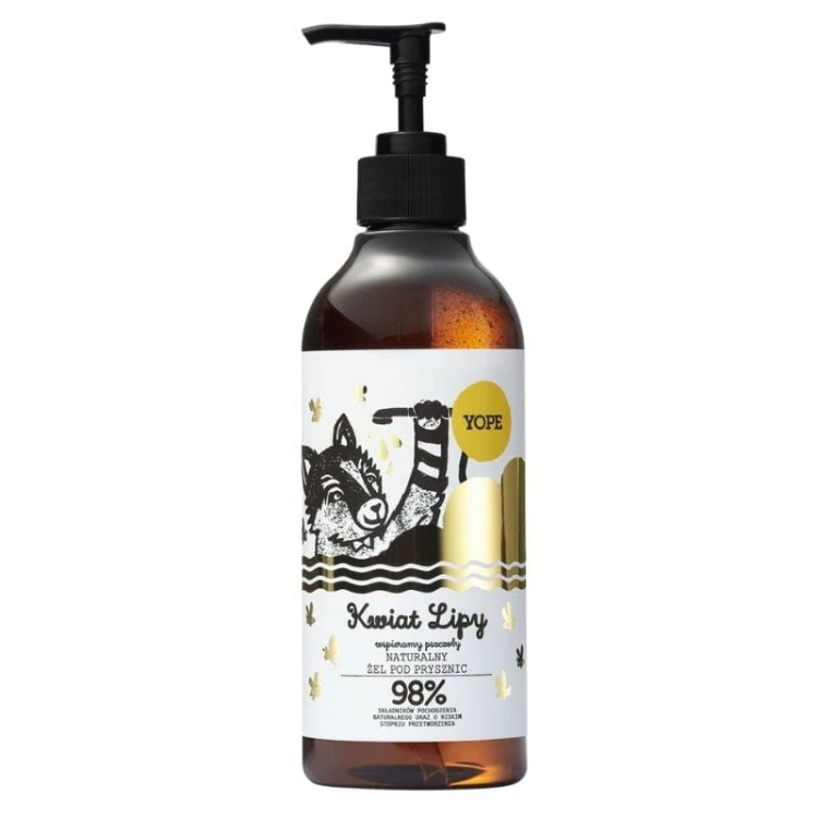 Naturalny żel pod prysznic Kwiat Lipy 400ml