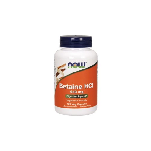 Betaine HCL 648mg 120 kaps.