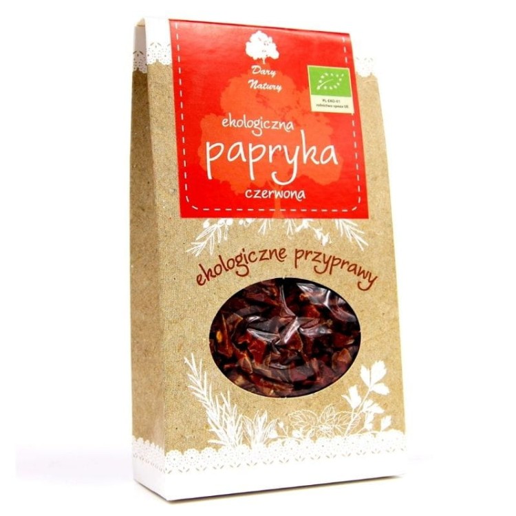 Papryka czerwona słodka płatki EKO 50g