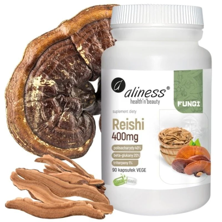 Reishi ekstrakt (Lakownica żółtawa) 40/20/1 400mg 90 kaps.