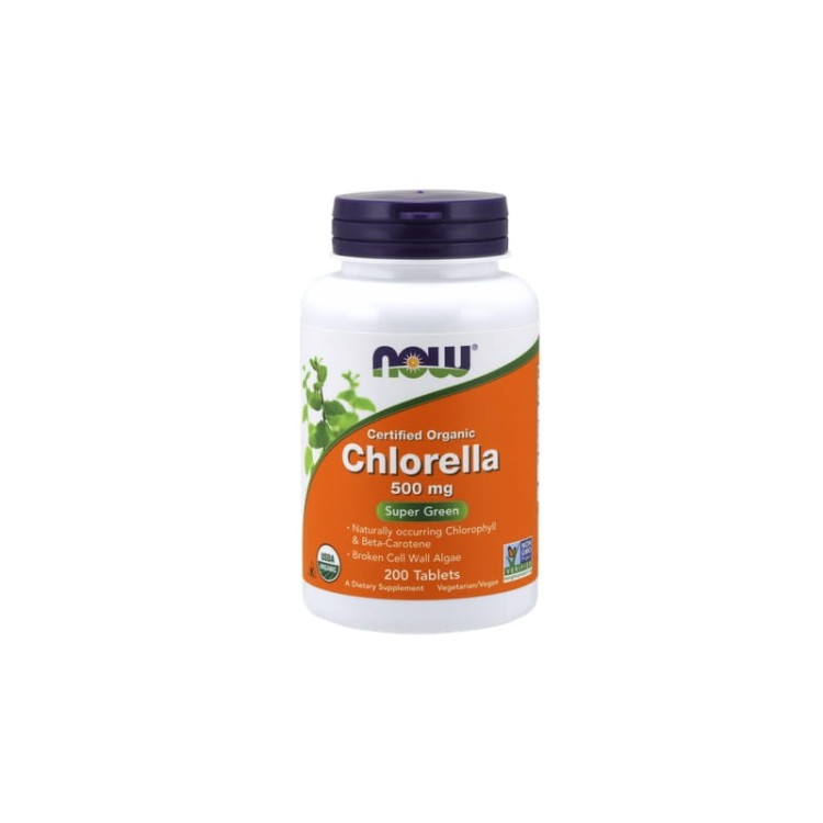 Chlorella organiczna certyfikowana 500mg 200 tabl.
