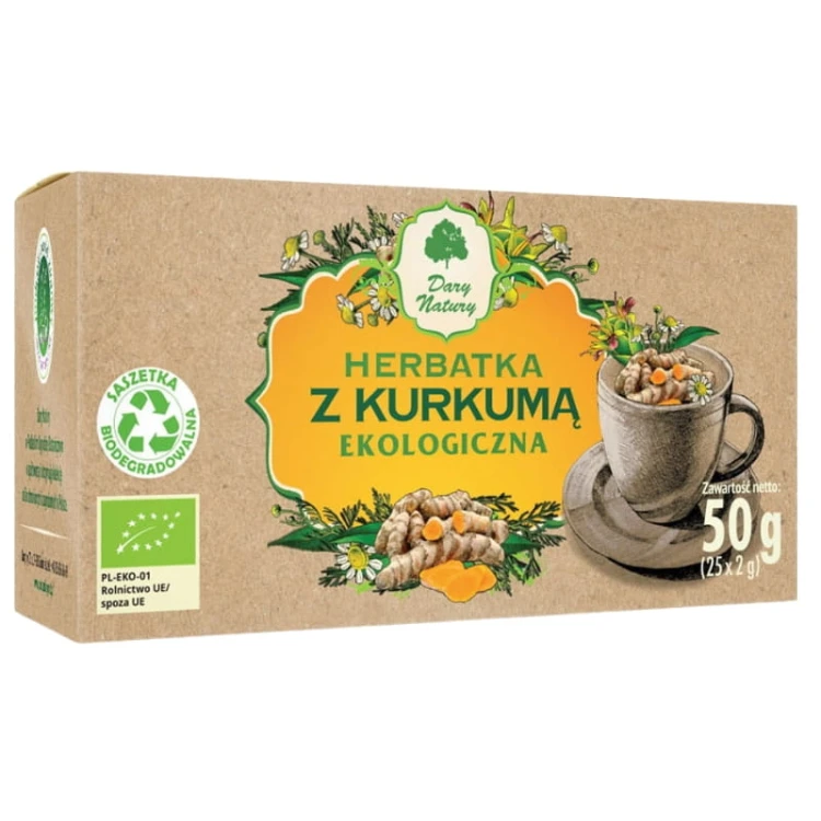 Herbatka z kurkumą EKO 25x2g