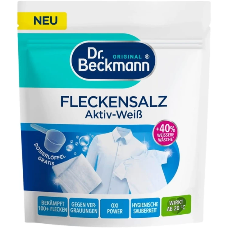 Dr Beckmann Odplamiacz OXI Power do białych sól odplamiająca 400g