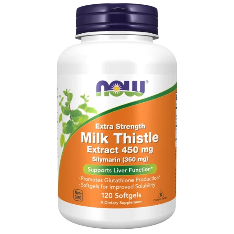 Silymarin Milk Thistle Extract Extra (Silimaryna - Ostropest Plamisty Extract) 450mg 120 kaps.