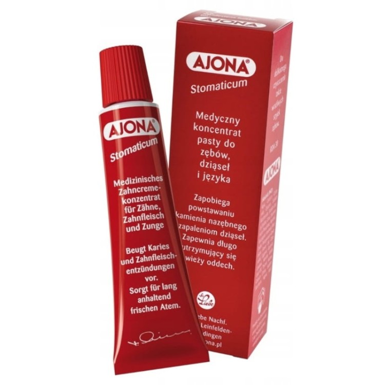Ajona Stomaticum koncentrat pasty do zębów, dziąseł i języka 25ml