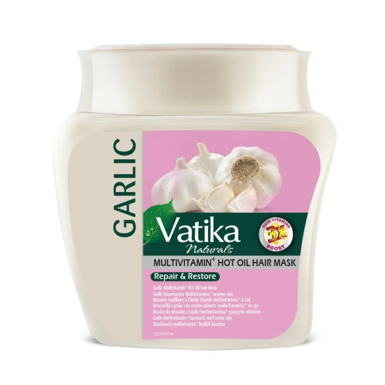 Vatika Maska do włosów Czosnek - Odbudowa i regeneracja włosów 1 kg