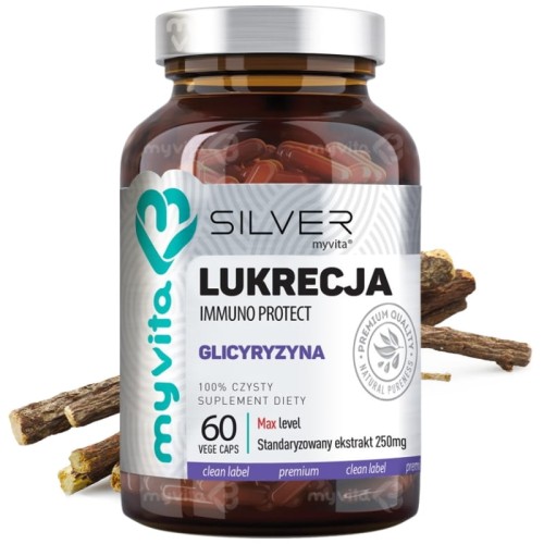 Silver Pure 100% Lukrecja (glicyryzyna) 60 kaps.