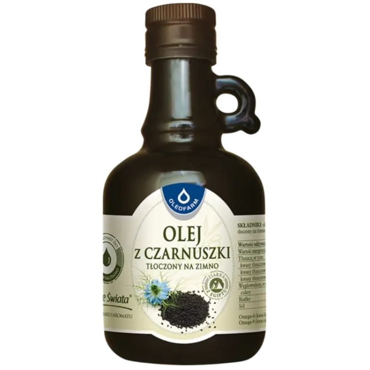 Olej z czarnuszki tłoczony na zimno 250ml