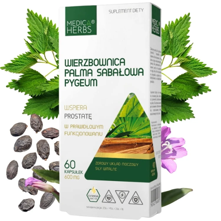 Wierzbownica Palma Sabałowa Pygeum 60 kaps.