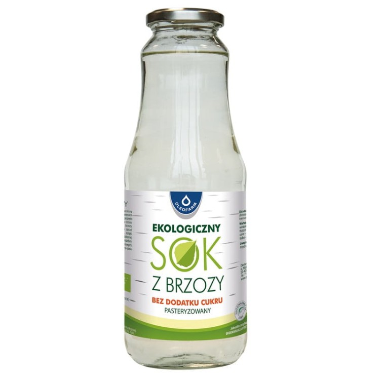Sok z brzozy bez cukru pasteryzowany EKO 990ml
