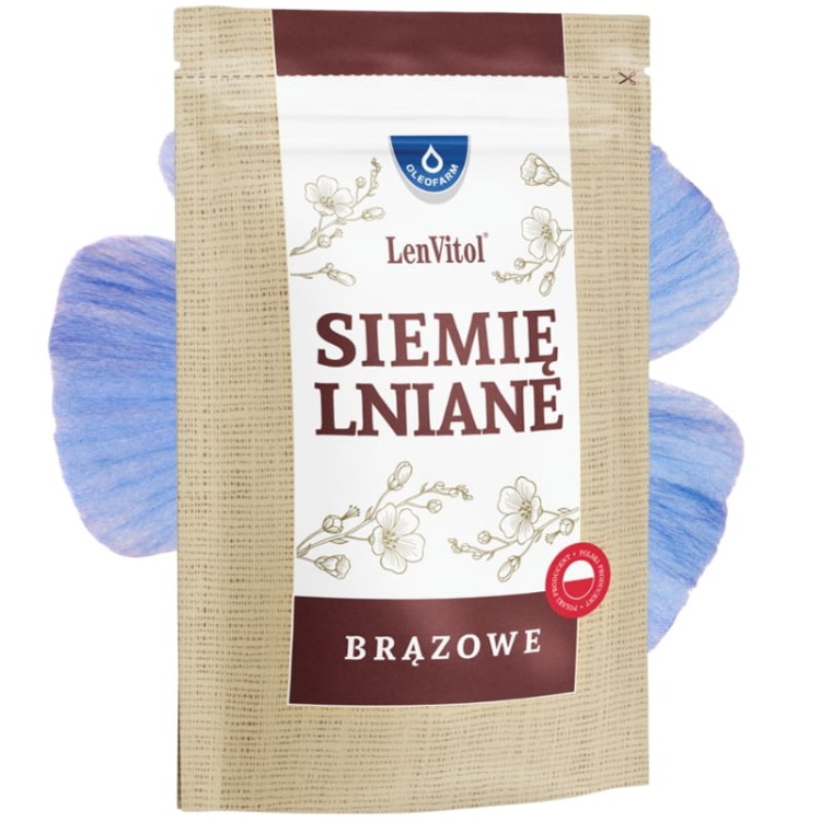 Siemię lniane brązowe 450g