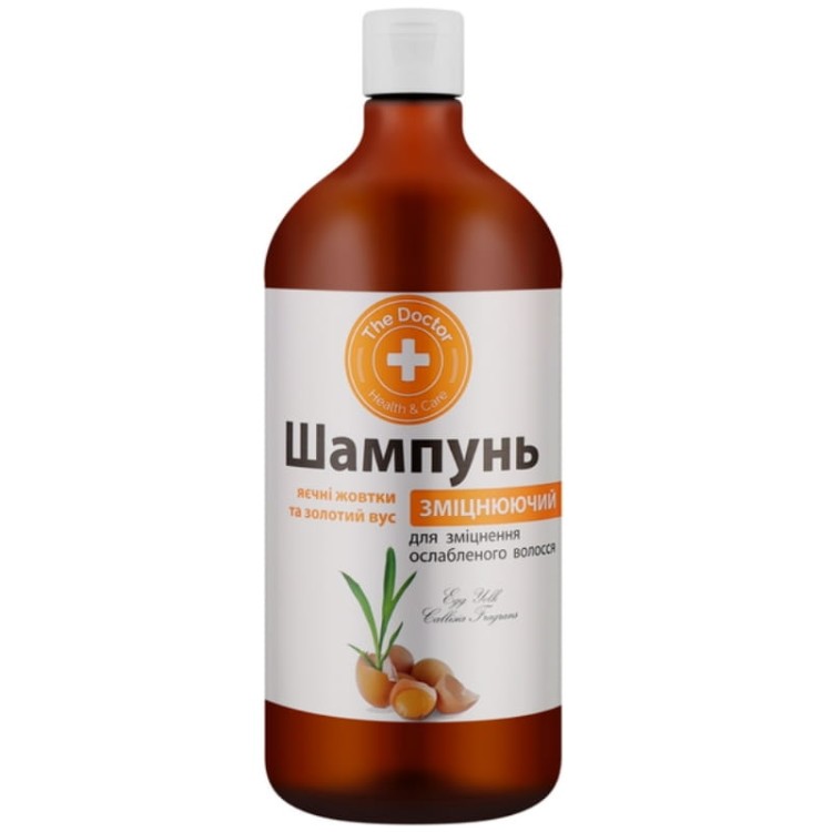 The Doctor Szampon do włosów Żółtko jaj i złoty wąs Wzmacniający 1000ml