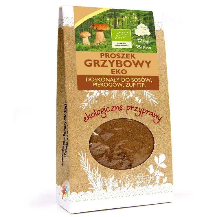 Proszek grzybowy BIO (Borowik, Koźlak, Podgrzybek) 50g