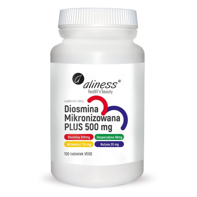 Diosmina mikronizowana PLUS 500mg 100 tabl.