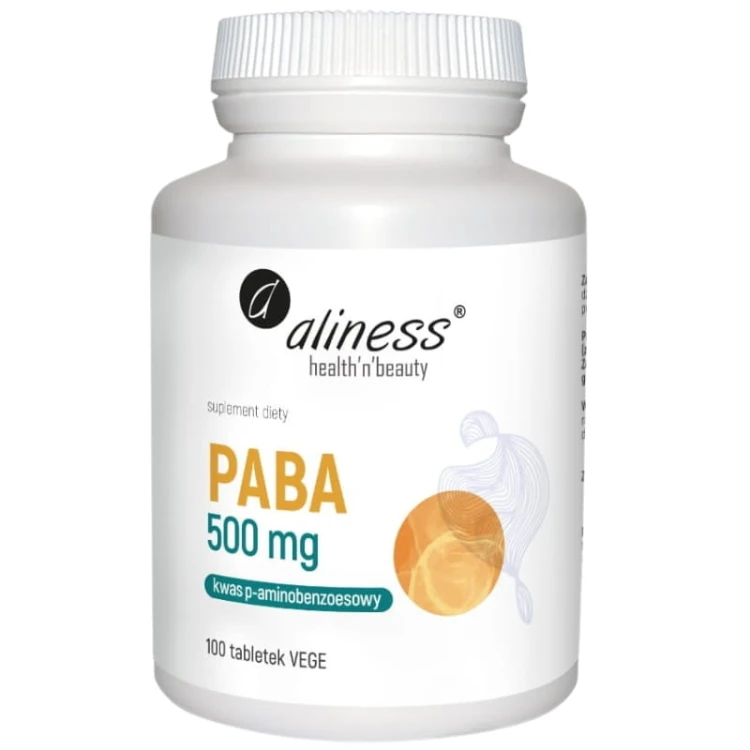 PABA (Kwas p-aminobenzoesowy) 500mg 100 tabl.
