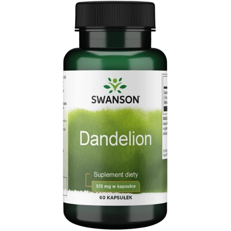 Dandelion (Mniszek Lekarski) 515mg 60 kaps.