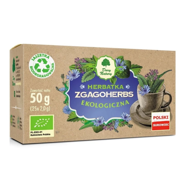 Herbatka Zgagoherbs EKO 25x2g